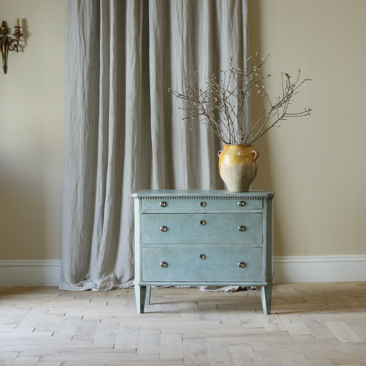 Duck-Egg Blue Commode